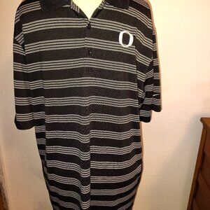 Dutch Bros Coffee DUFFIN 2013 Stripe Nike Large Stripe Shirt 100% Polyester